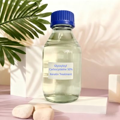 Glyoxyloyl Carbocisteína 50% Amarelo A Ambar Luminoso CAS 1268868-51-4 Tratamento de queratina