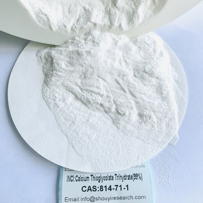 Componente essencial do trihidrato de tioglicato de cálcio sólido branco