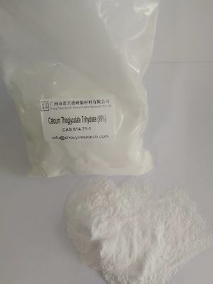 Materiais químicos brutos de tioglicrato de cálcio pH 6,5-7,5 CAS 814-71-1