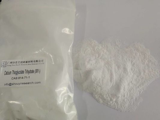 TDS SDS Trio-hidrato de tioglicato de cálcio matéria-prima em química 1,7 G/Cm3
