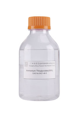 Ácido tioglicólico incolor Fórmula química C2H6N2O2S Ponto de ebulição 183.C para cabelo permanente e curling
