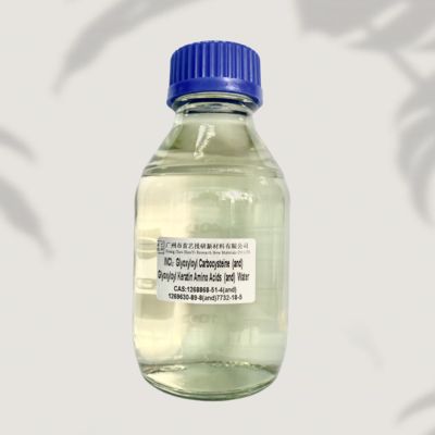 Glyoxyloyl Carbocisteína 50% Amarelo A Ambar Luminoso CAS 1268868-51-4 Tratamento de queratina