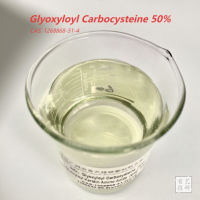 Estável em condições normais Glyoxyloyl carbocisteína para reparação capilar
